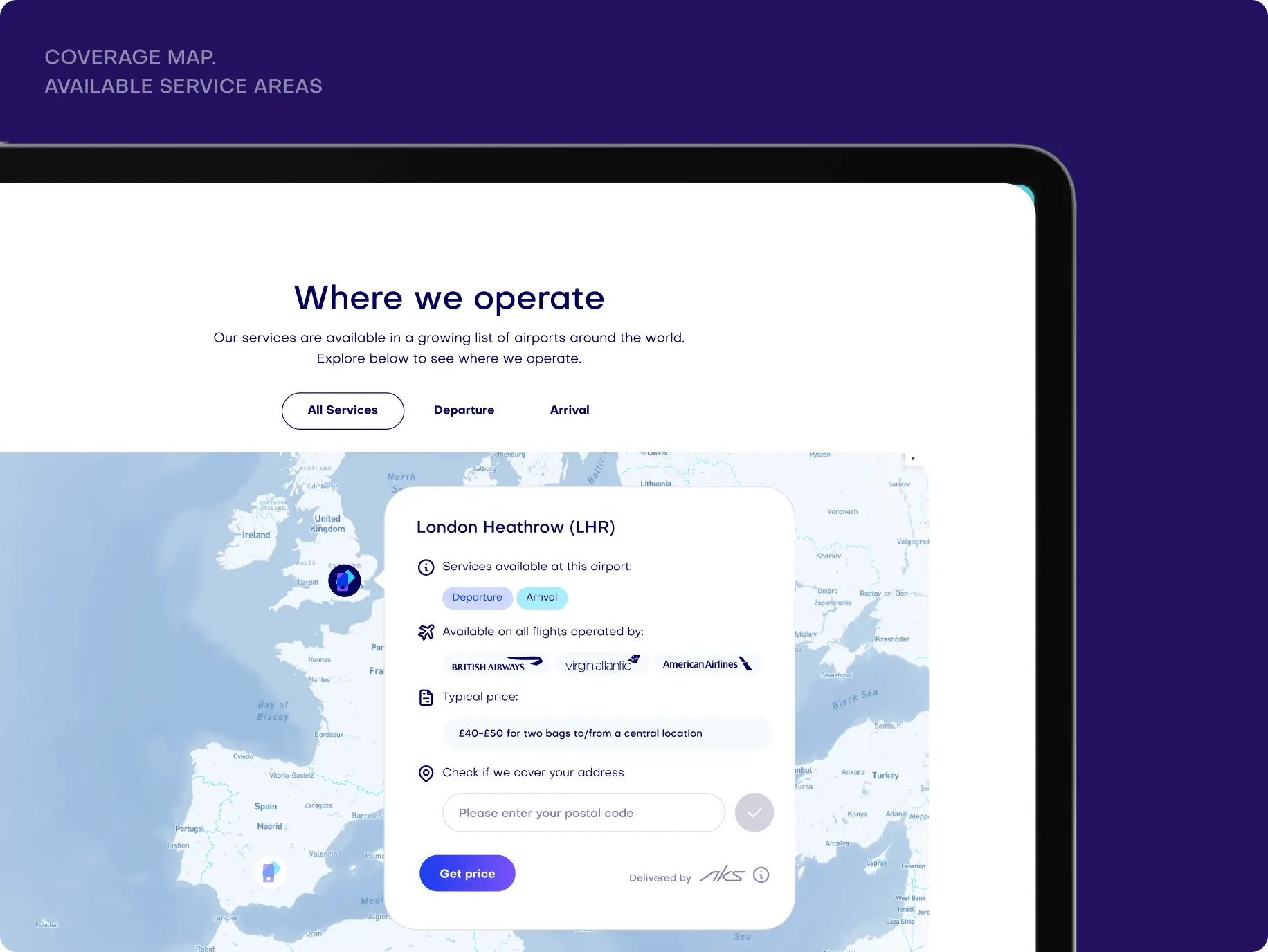 Airportr 2.0 – luggage carrying service website redesign - Website Development - Photo 15