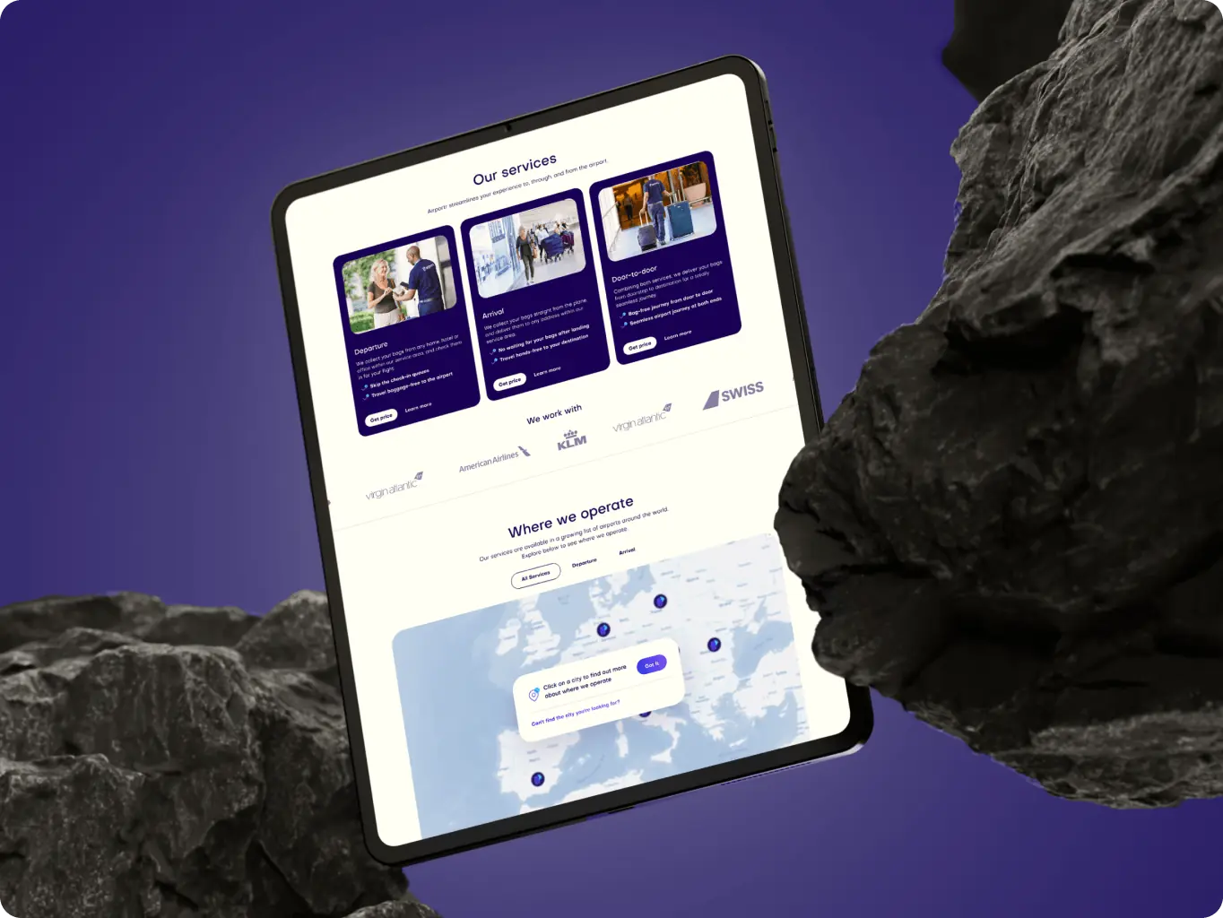 Airportr 2.0 – luggage carrying service website redesign - Website Development - Photo 11