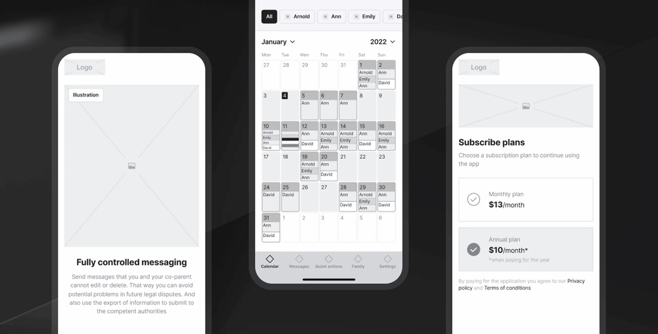 Both Homes – co-parenting mobile app - Website Development - Photo 9