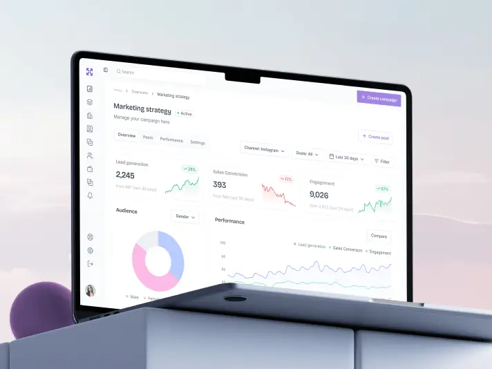 AdFlux – redesigned marketing platform - image cover