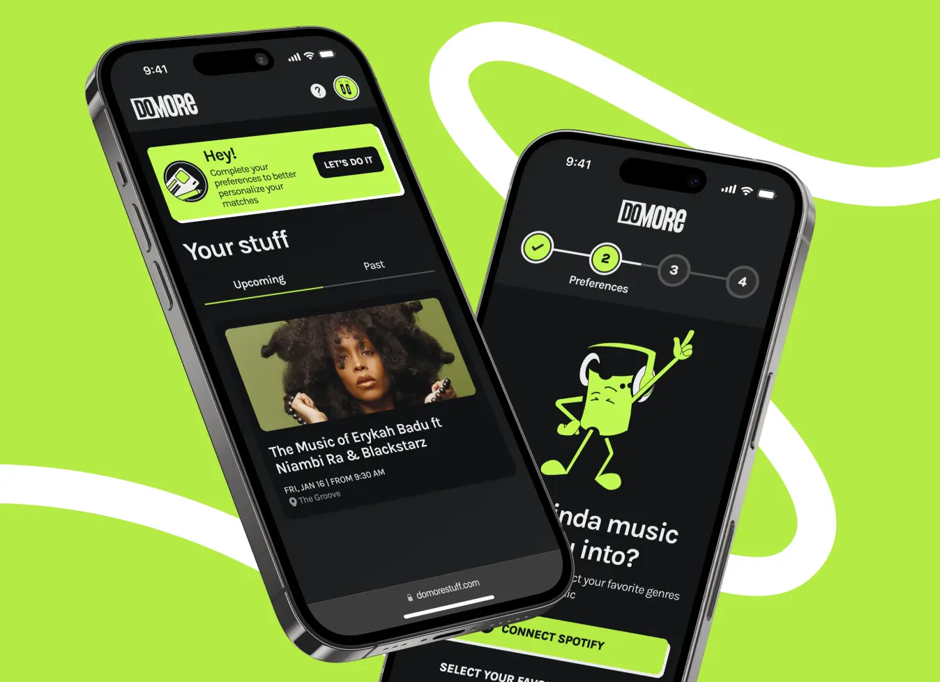 DoMORE — mobile redesign for a ticket subscription platform - image cover