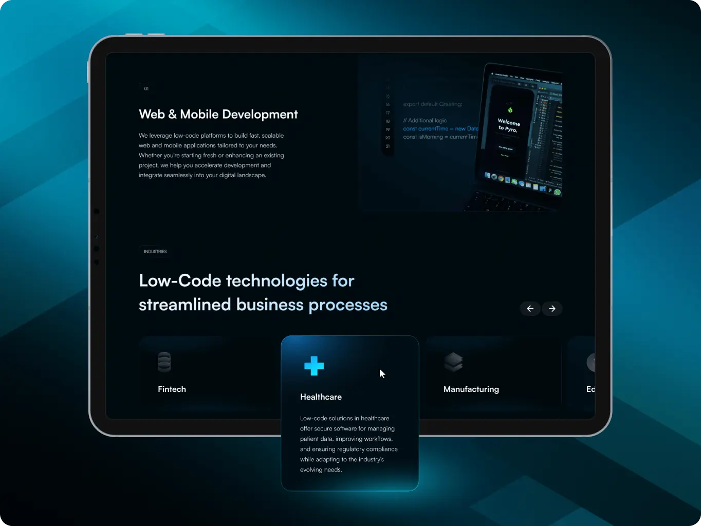 Paradigm – website for low-code software developers - Website Development - Photo 5
