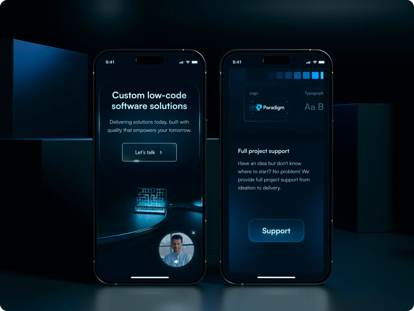 Paradigm – website for low-code software developers - Website Development - Photo 2
