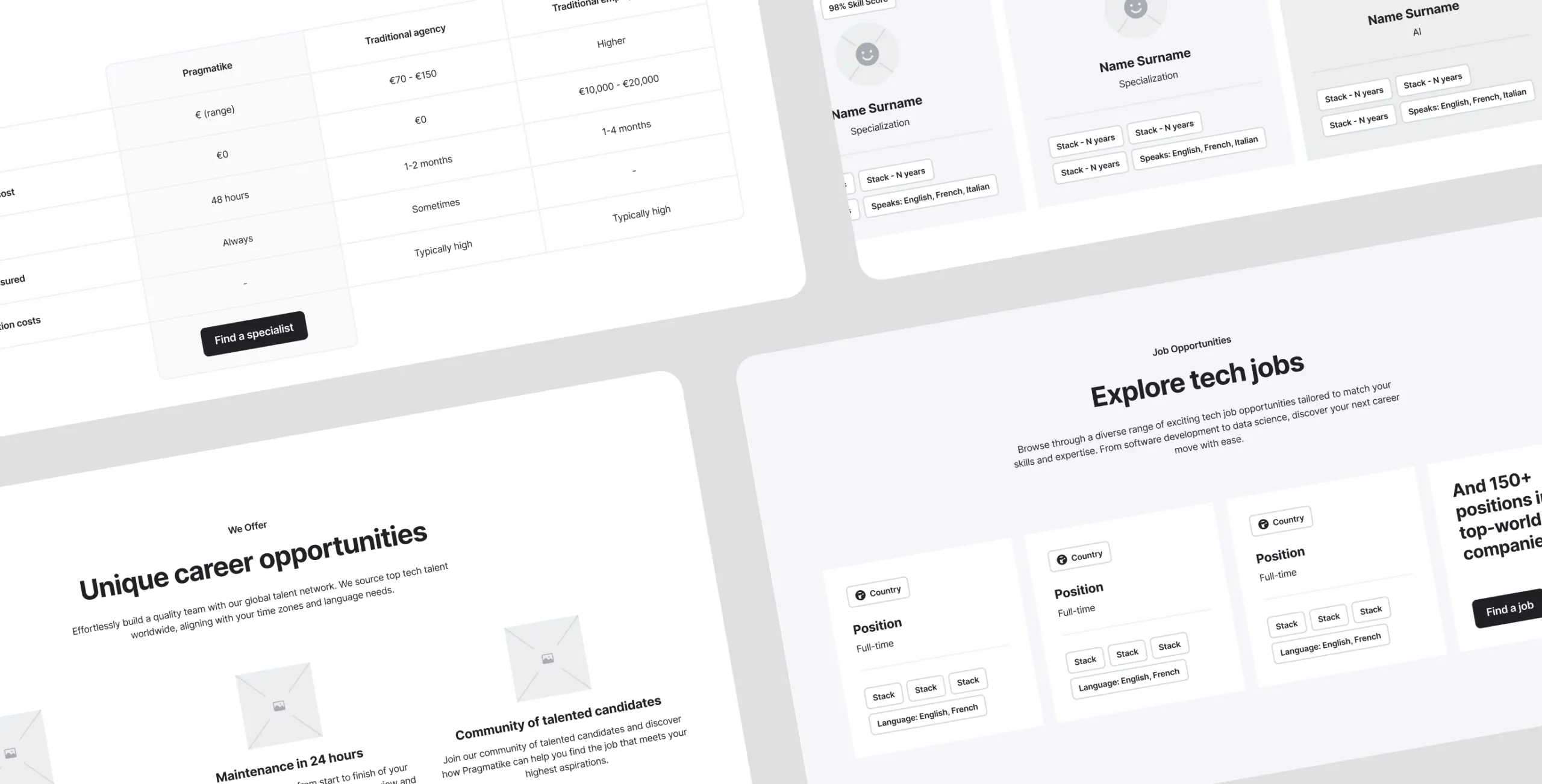 Pragmatike – IT talent recruitment platform - Website Development - Photo 7