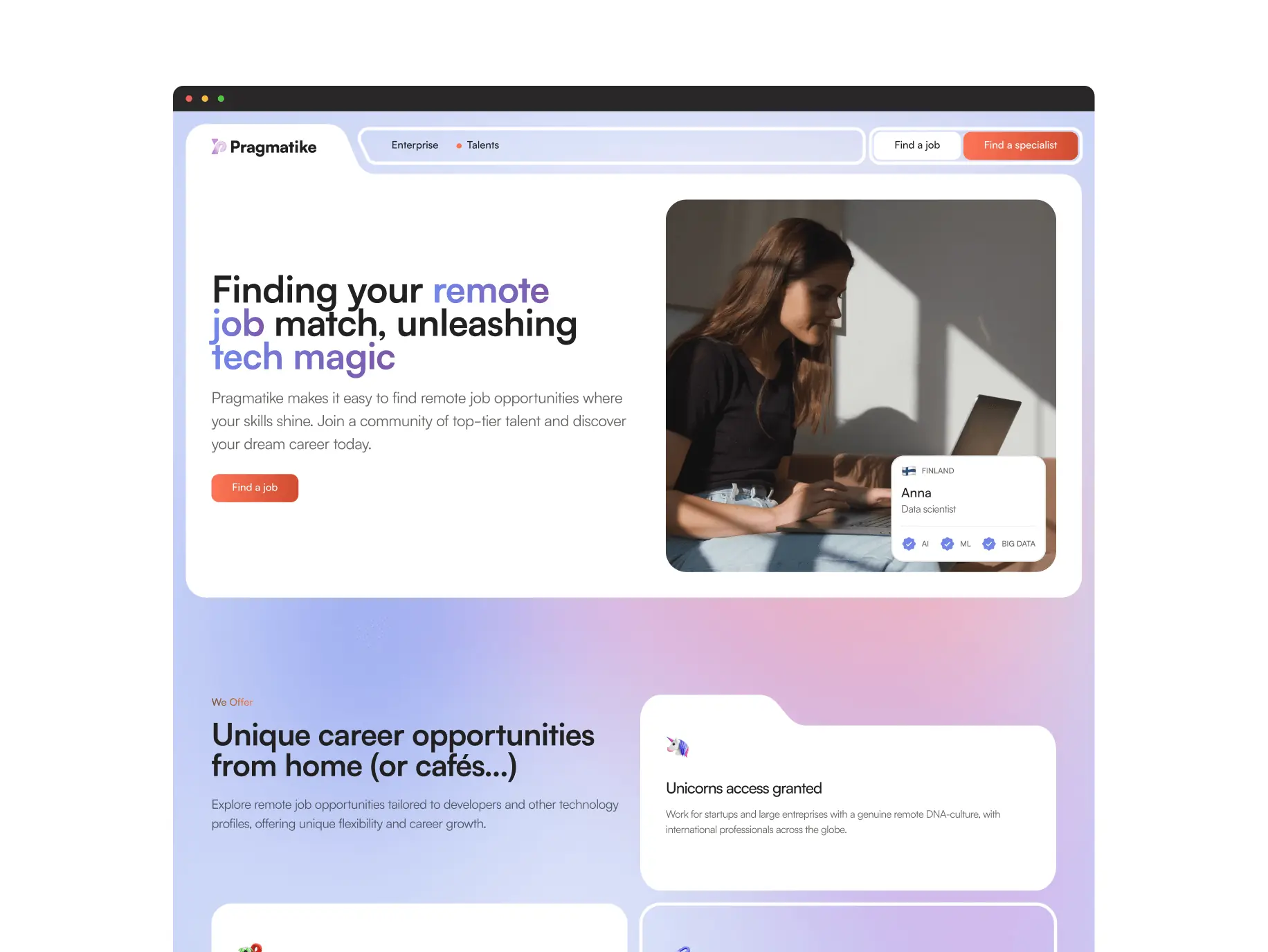 Pragmatike – IT talent recruitment platform - Website Development - Photo 5
