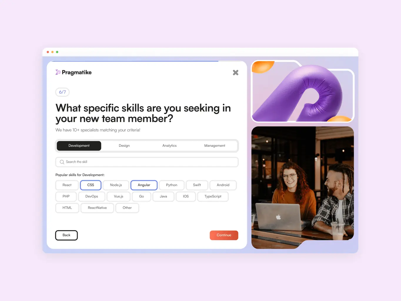 Pragmatike – IT talent recruitment platform - Website Development - Photo 11