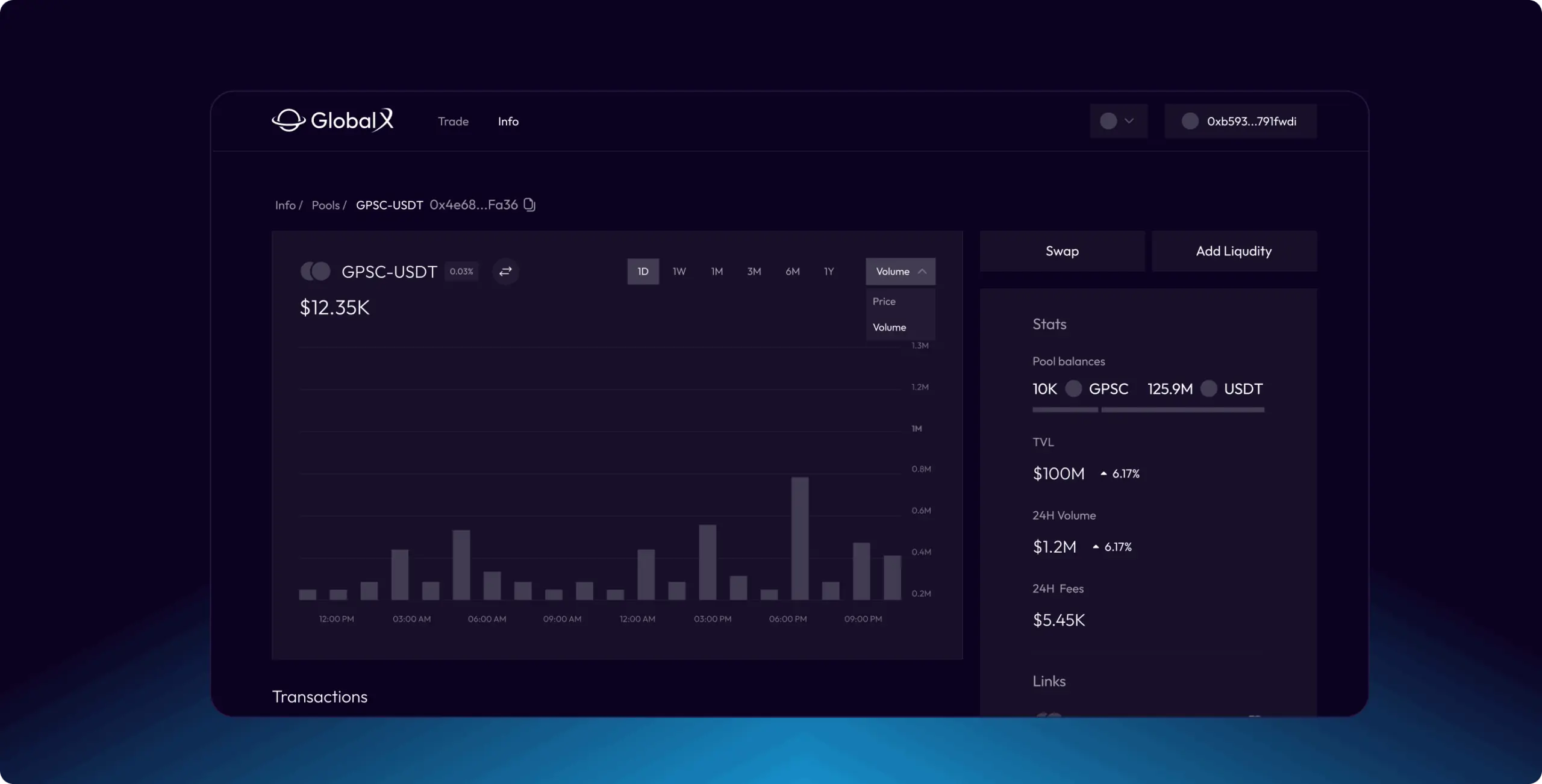 GlobalX – DEX - Website Development - Photo 8