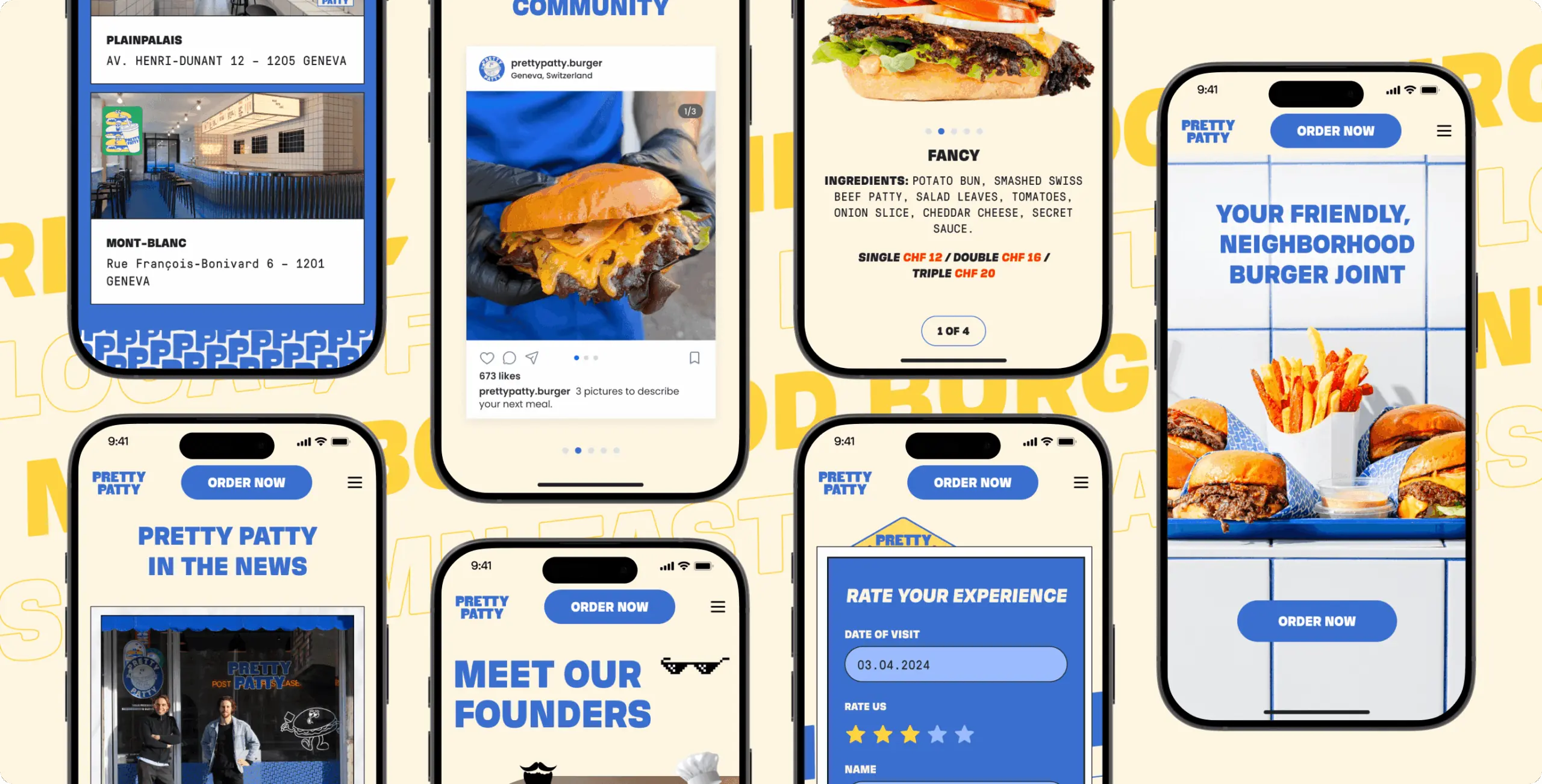Pretty Patty: a deliciously interactive fast food experience - Website Development - Photo 6