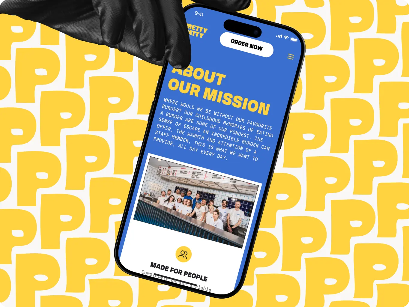 Pretty Patty: a deliciously interactive fast food experience - Website Development - Photo 2