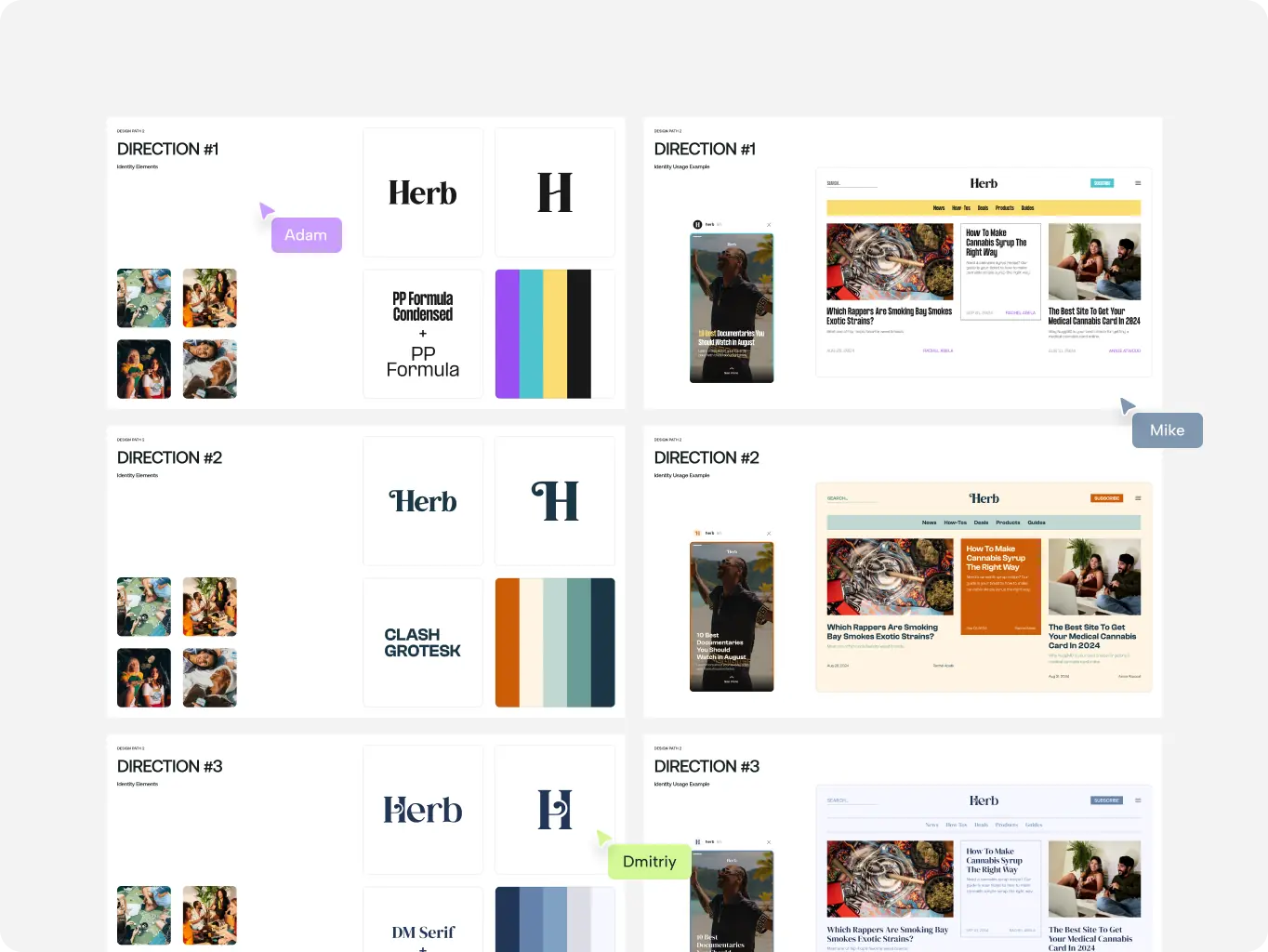 Herb.Agency – rebranding the cannabis experience - Website Development - Photo 5