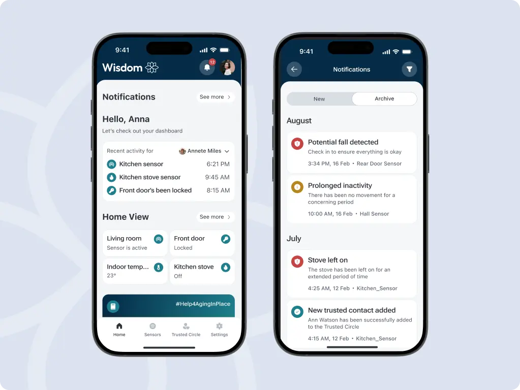 Wisdom — a digital platform for safer, more connected aging - Website Development - Photo 13