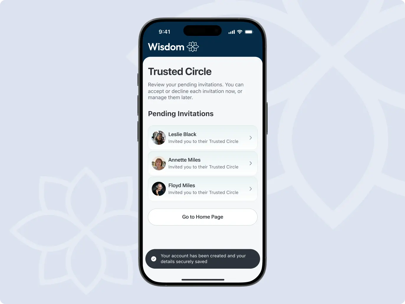 Wisdom — a digital platform for safer, more connected aging - Website Development - Photo 20
