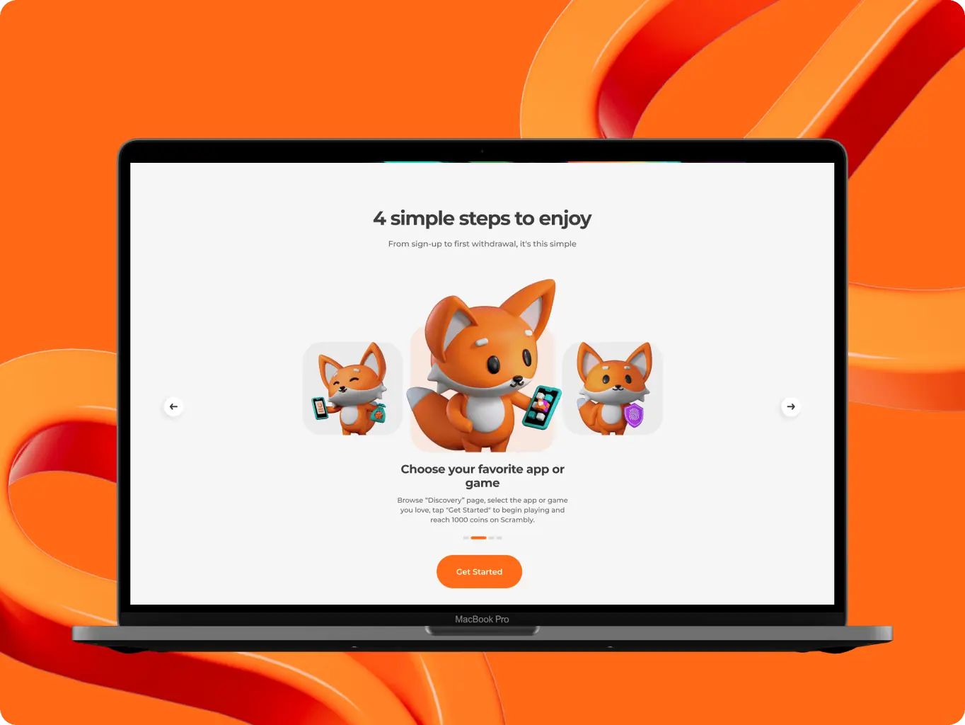 Scrambly – branding for a rewarded discovery platform for games and apps - Website Development - Photo 17