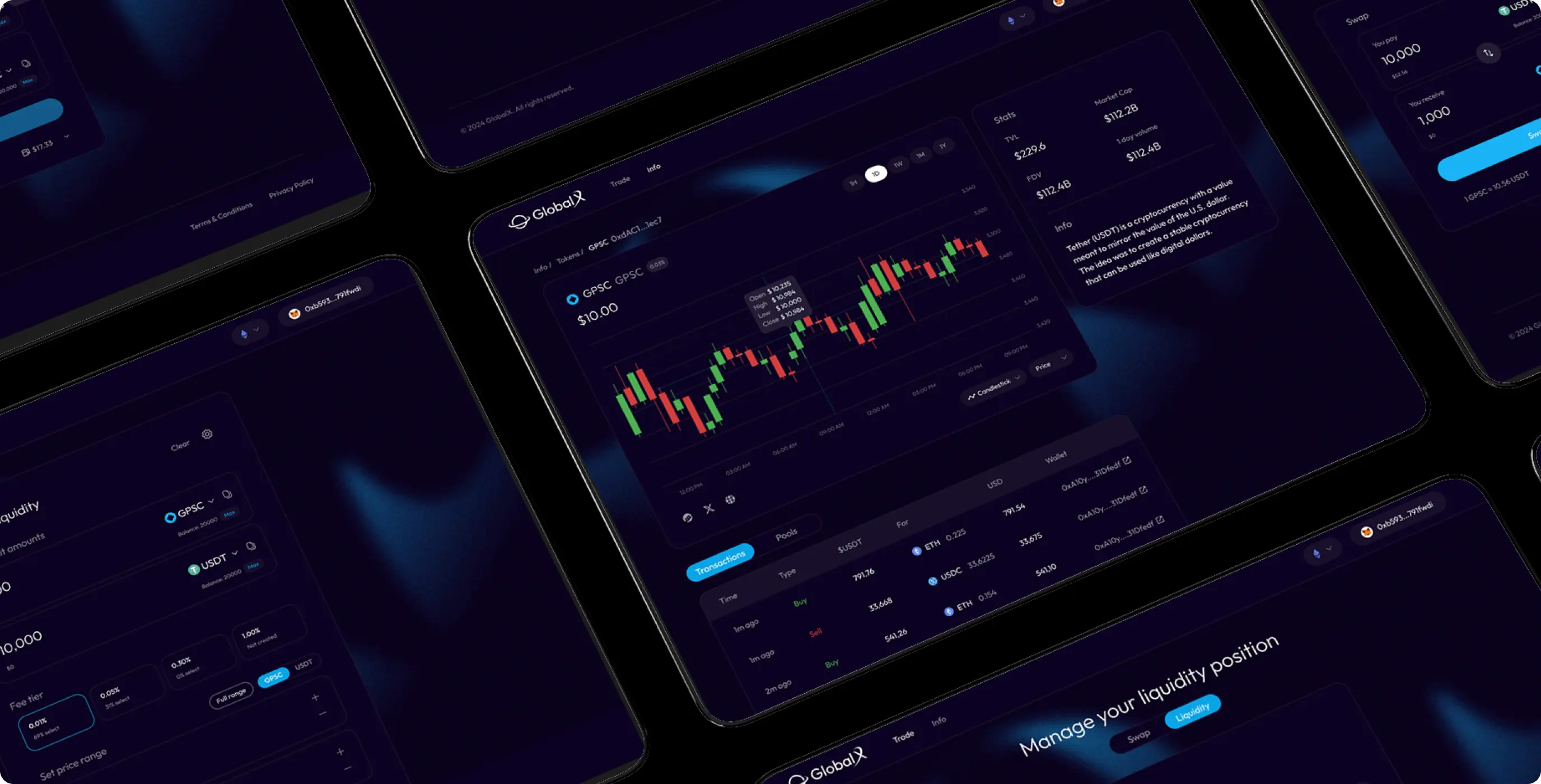 GlobalX – DEX - Website Development - Photo 12