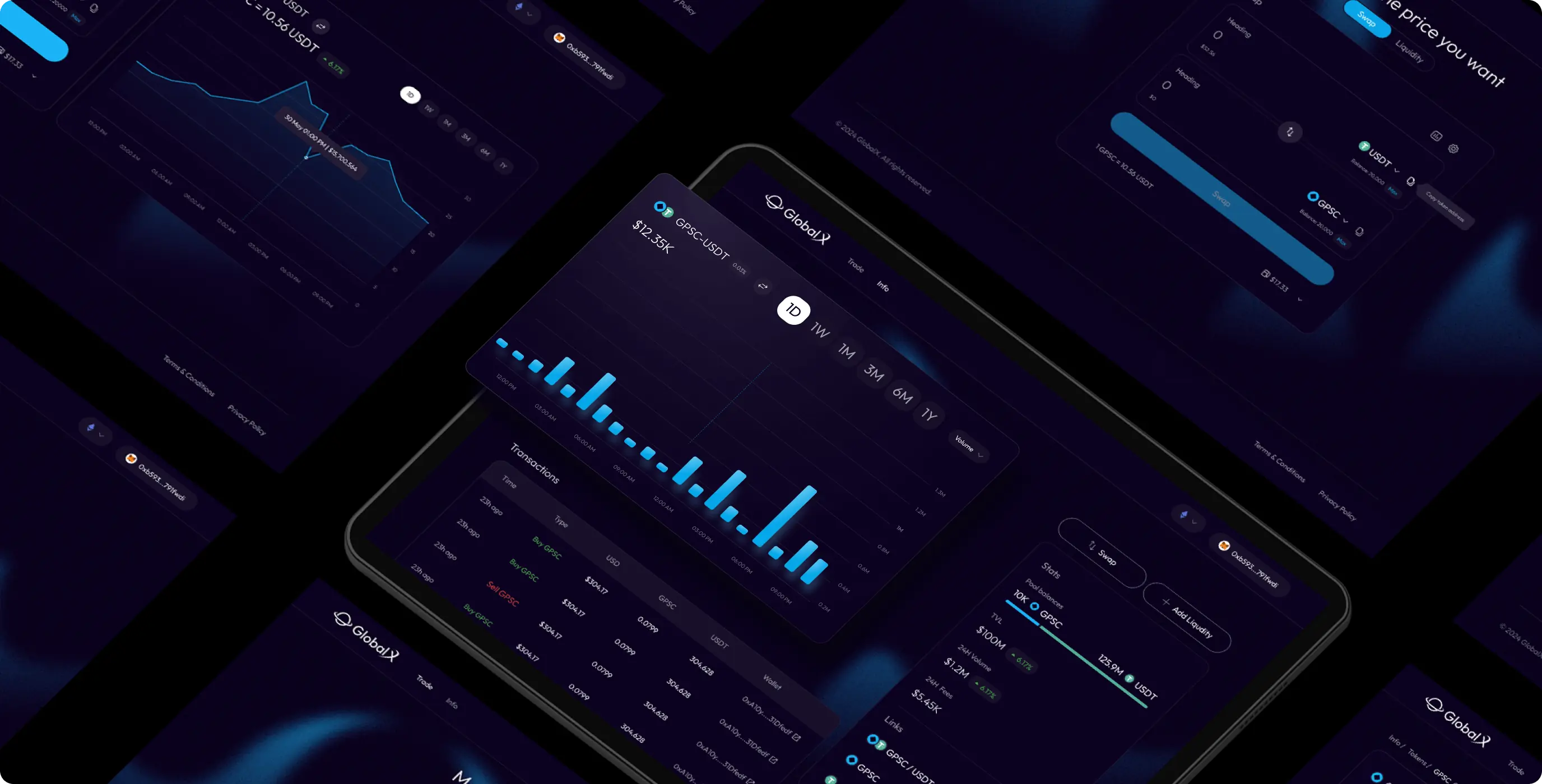 GlobalX – DEX - Website Development - Photo 2