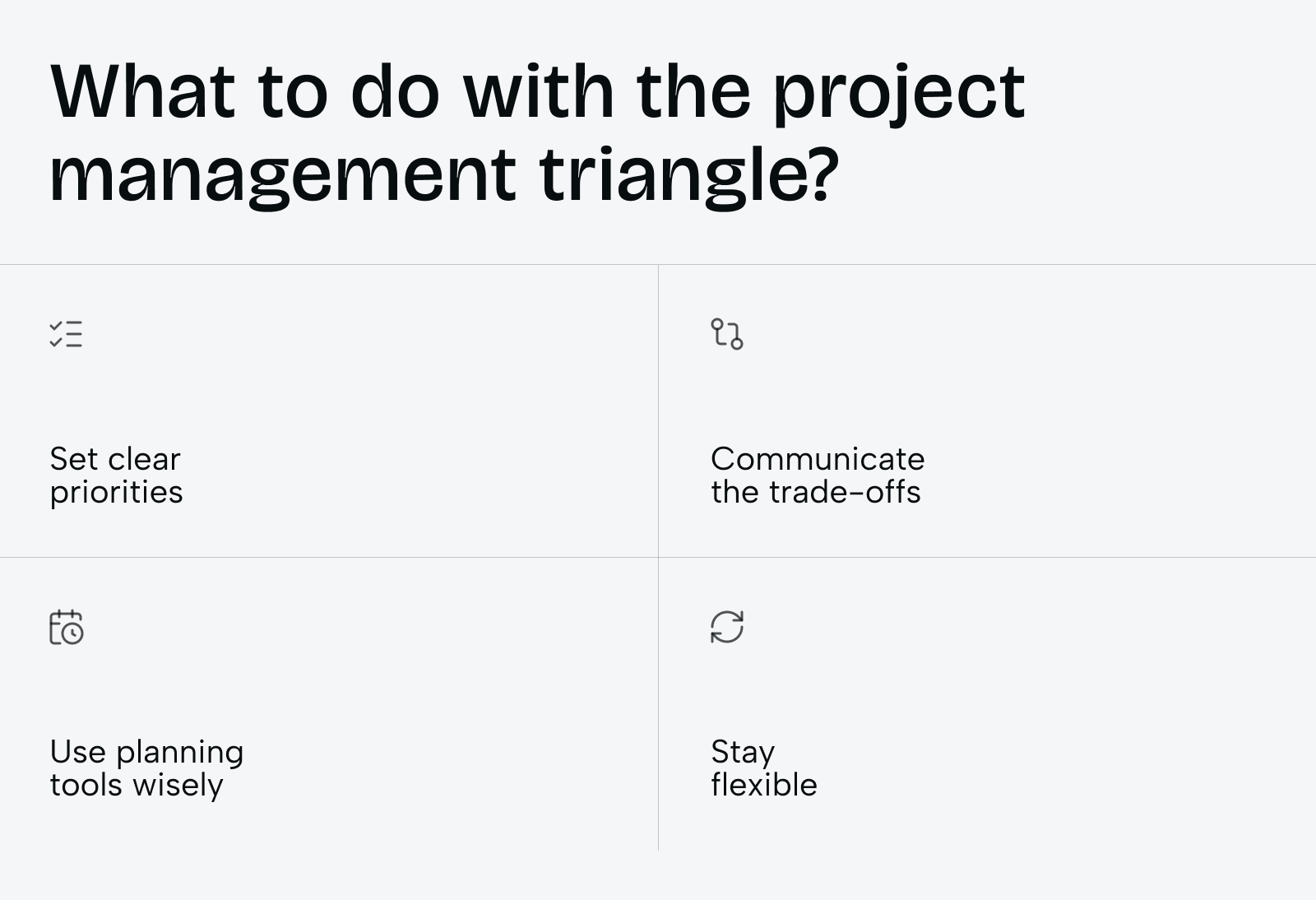 Time, budget, scope: the holy trinity of project success - Photo 1