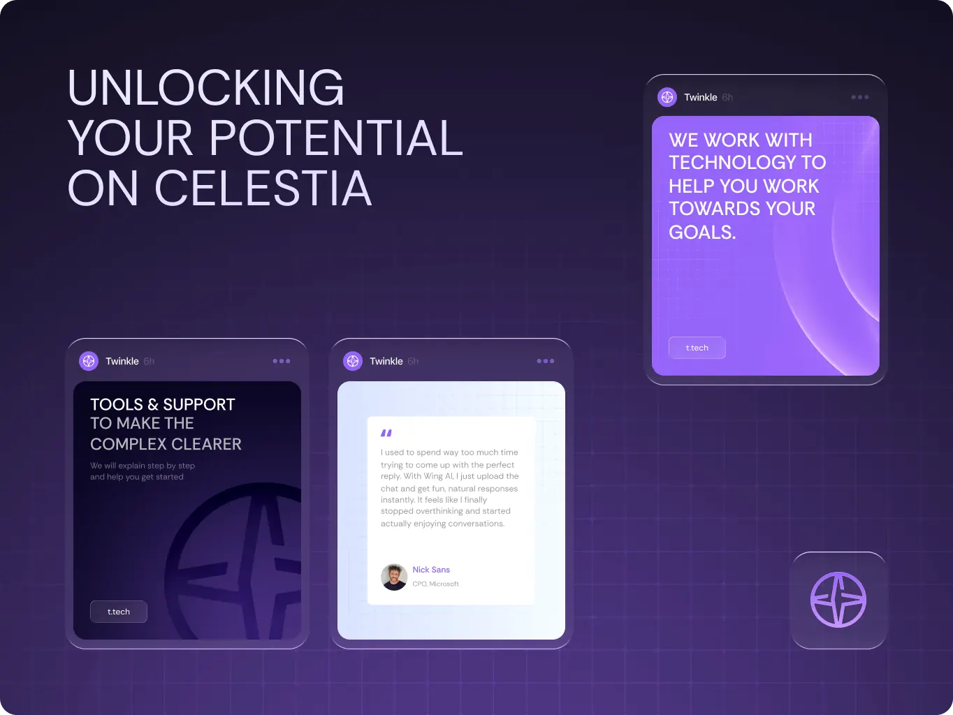 Twinkle – branding for powering reliable Celestia infrastructure - Website Development - Photo 3