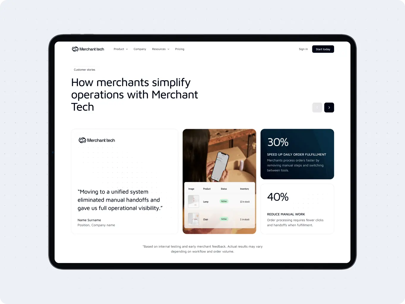 Merchant Tech — transforming merchant operations into a simpler, more transparent experience - Website Development - Photo 3