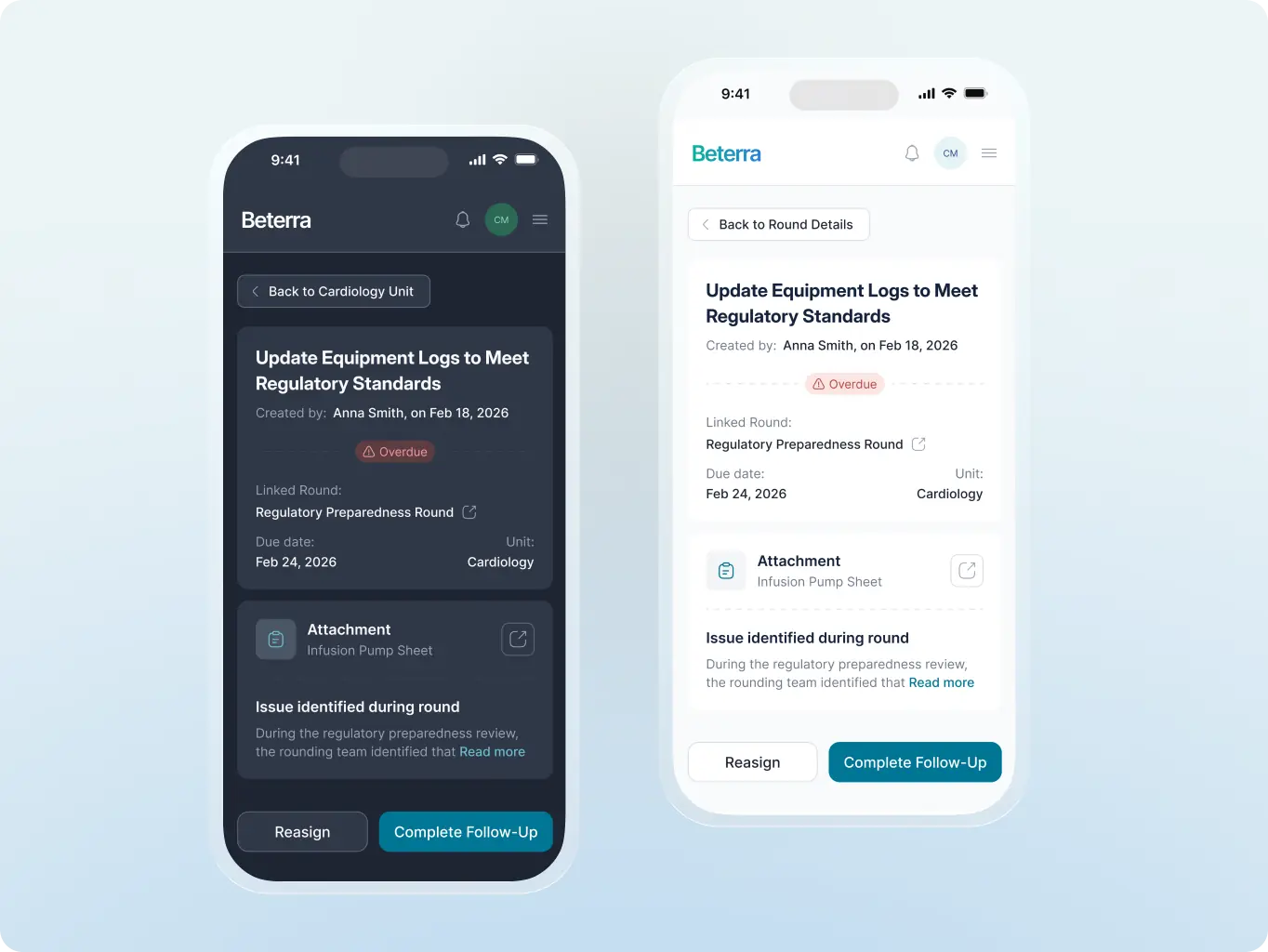 Beterra – hospital operations platform streamlined issue tracking across multi-level healthcare teams - Website Development - Photo 2