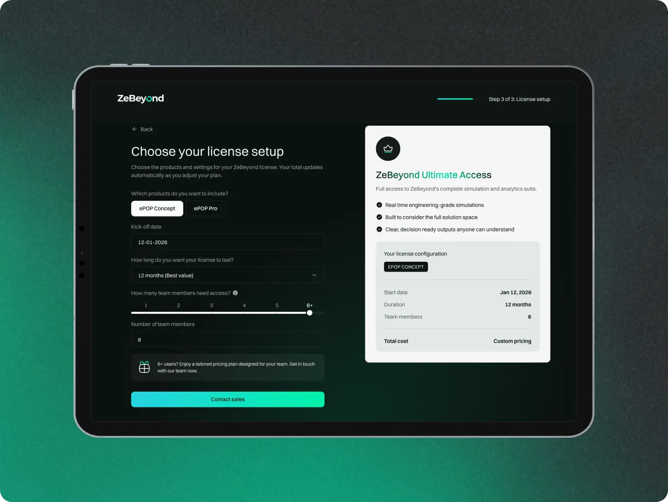 ZeBeyond — how redesigning the onboarding flow cut the trial-to-paid activation time - Website Development - Photo 3