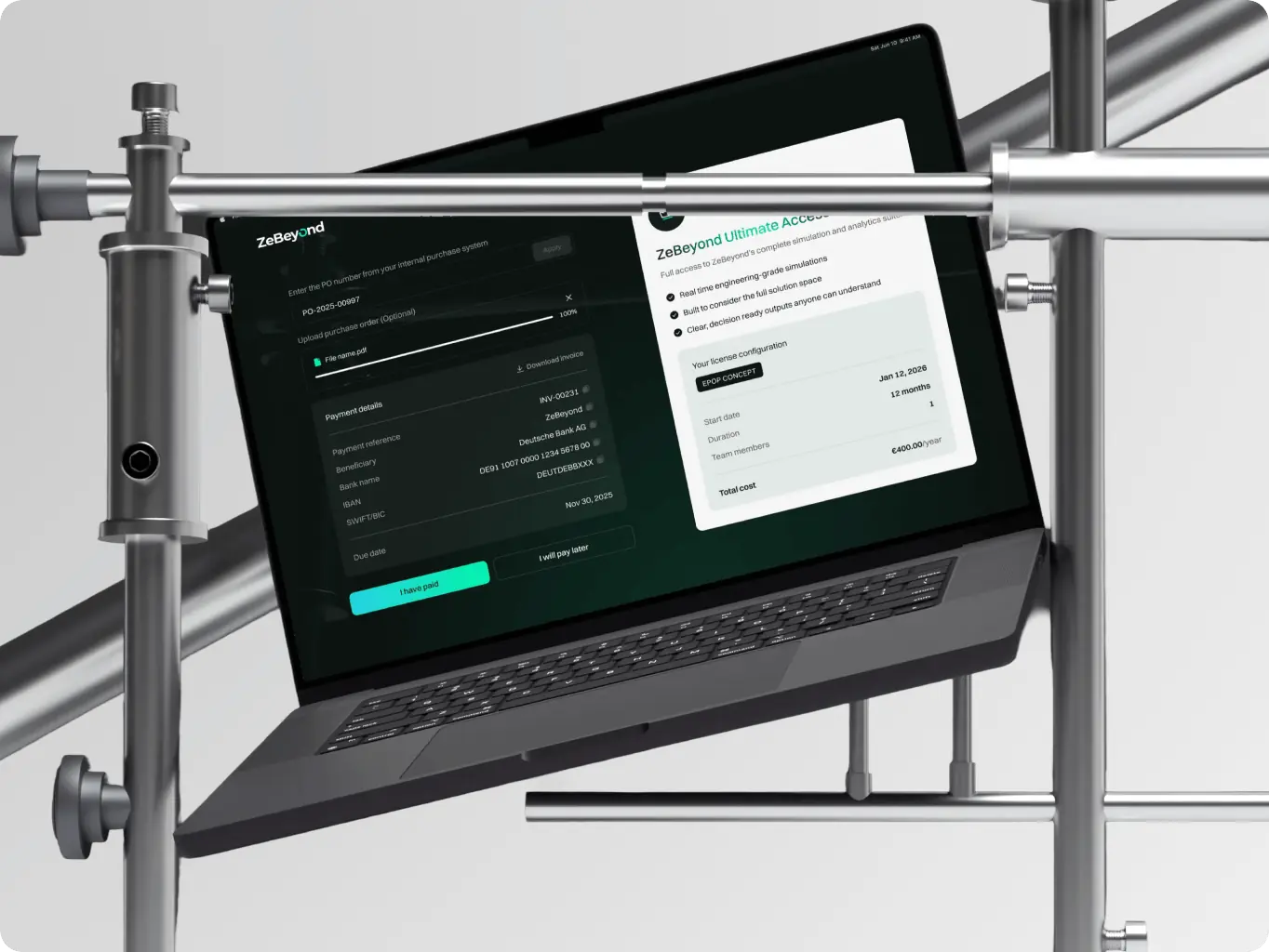 ZeBeyond — how redesigning the onboarding flow cut the trial-to-paid activation time - Website Development - Photo 5