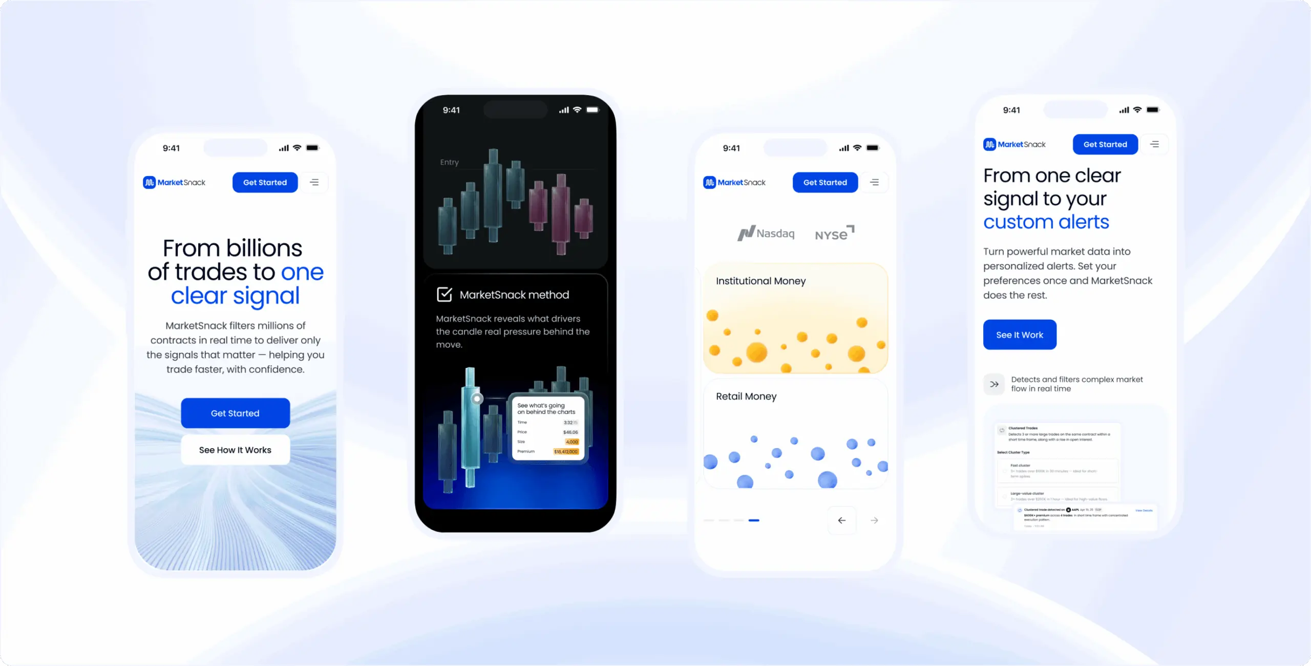 MarketSnack — redesigning a trader platform into a high-converting fintech sales funnel - Website Development - Photo 6