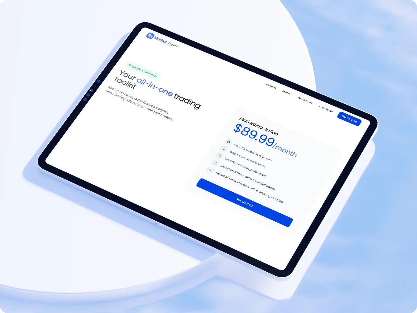 MarketSnack — redesigning a trader platform into a high-converting fintech sales funnel - Website Development - Photo 10