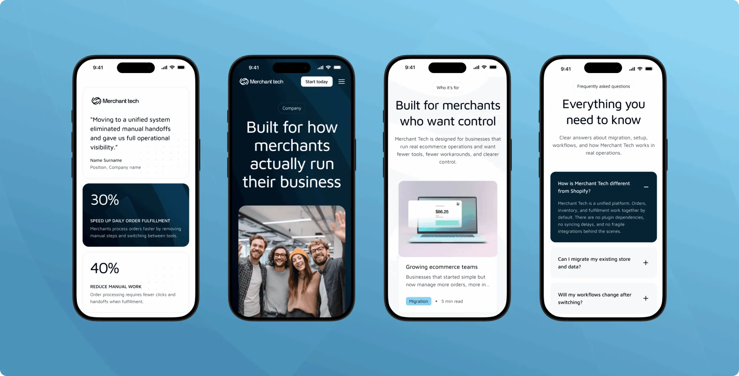Merchant Tech — transforming merchant operations into a simpler, more transparent experience - Website Development - Photo 13
