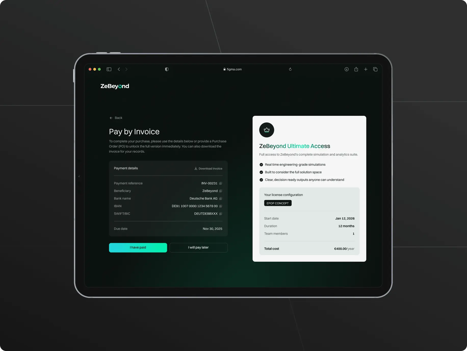 ZeBeyond — how redesigning the onboarding flow cut the trial-to-paid activation time - Website Development - Photo 17