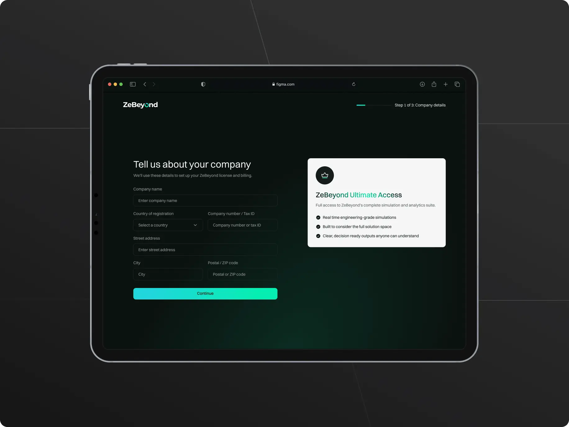 ZeBeyond — how redesigning the onboarding flow cut the trial-to-paid activation time - Website Development - Photo 15