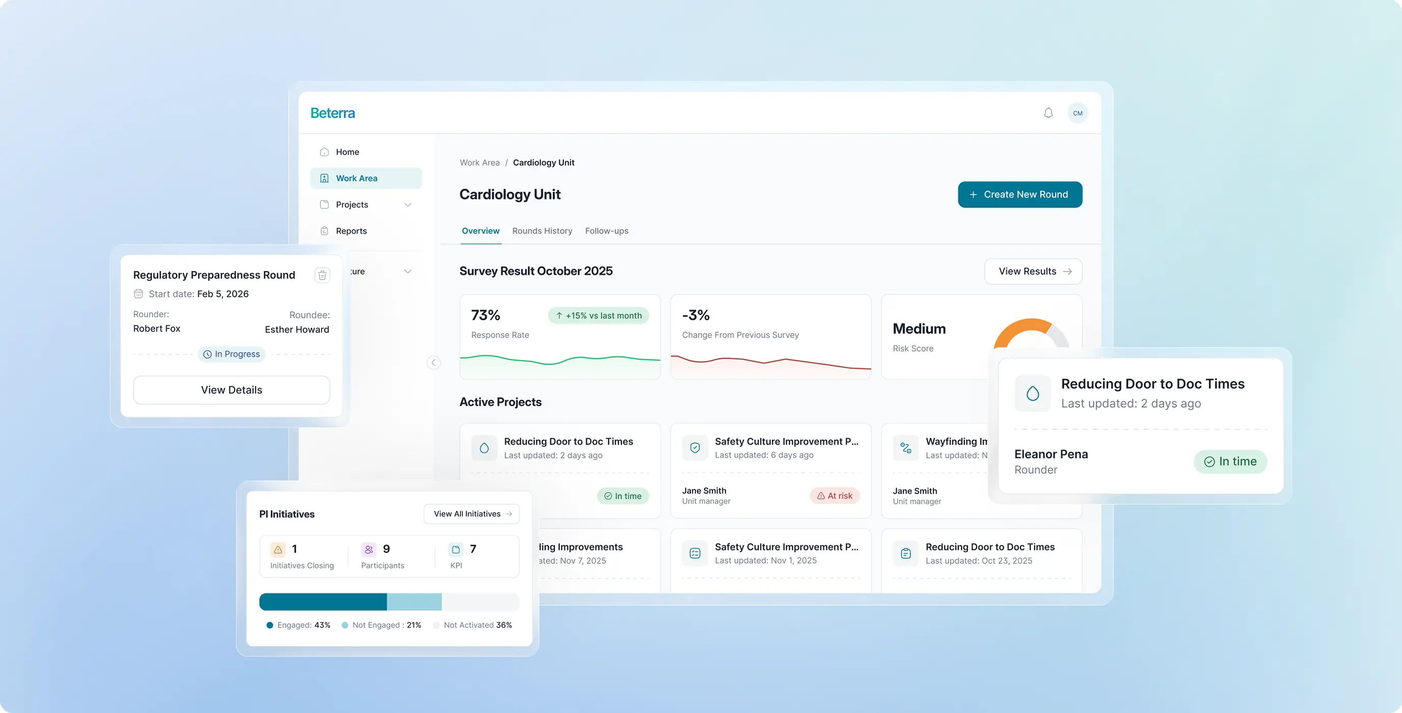 Beterra – hospital operations platform streamlined issue tracking across multi-level healthcare teams - Website Development - Photo 4