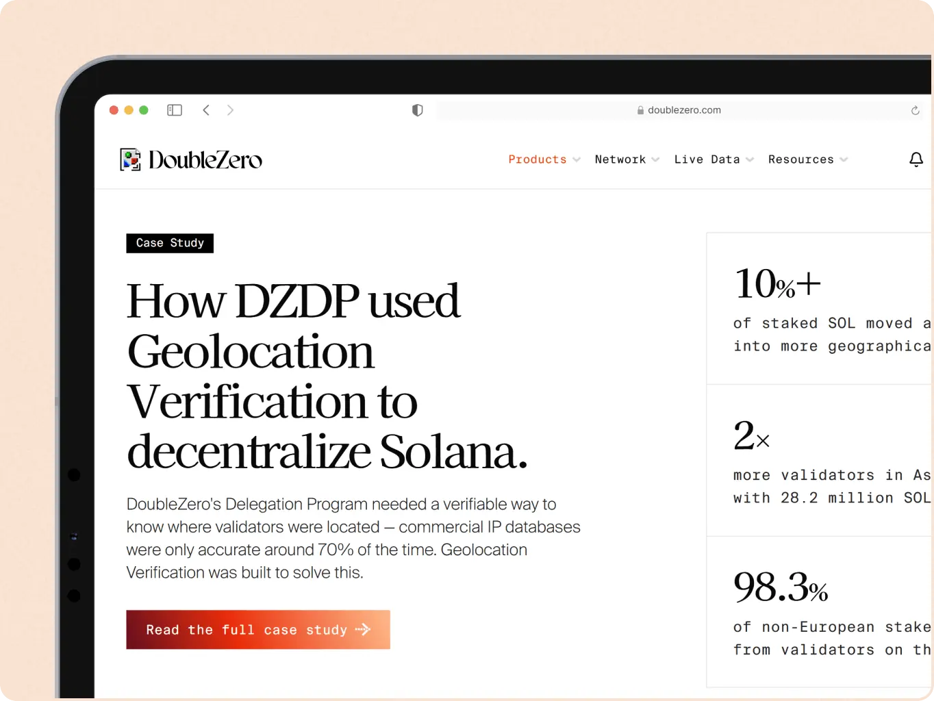 DoubleZero – how an existing brand became a launch-ready lead-generation site in one month - Website Development - Photo 3