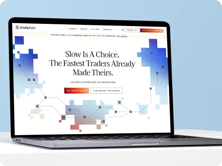 DoubleZero – how an existing brand became a launch-ready lead-generation site in one month - image cover