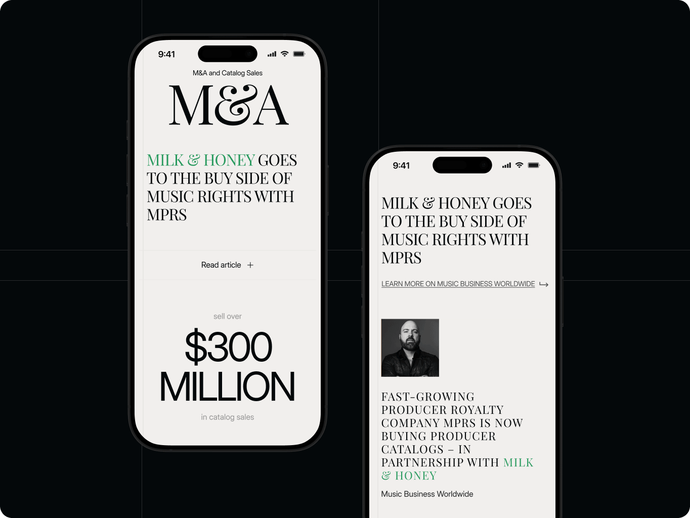 Milk & Honey — turning a scattered multi-page site into one story a visitor can follow start to finish - Website Development - Photo 5