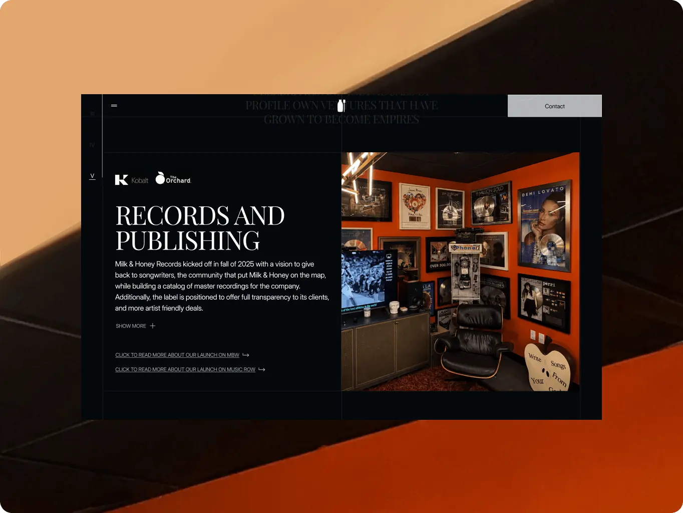 Milk & Honey — turning a scattered multi-page site into one story a visitor can follow start to finish - Website Development - Photo 12