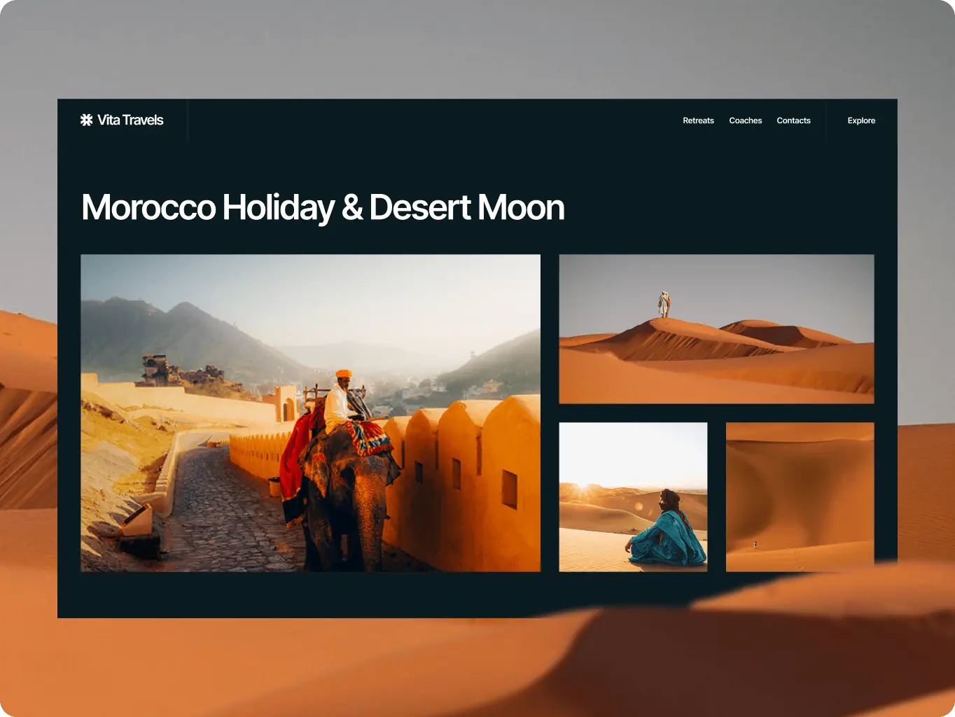 Vita Travels – turning a scattered wellness-travel search into one curated marketplace - Website Development - Photo 18