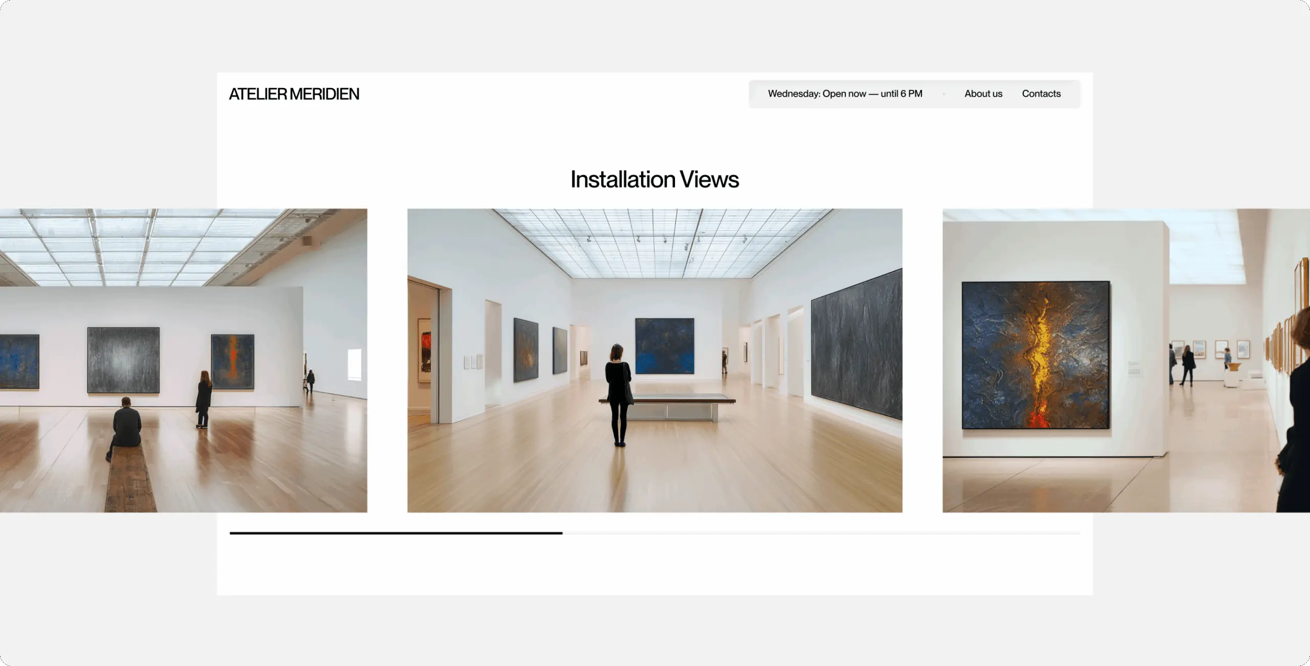 Atelier Meredian – how a digital exhibition space builds collector trust before a single physical show opens - Website Development - Photo 6