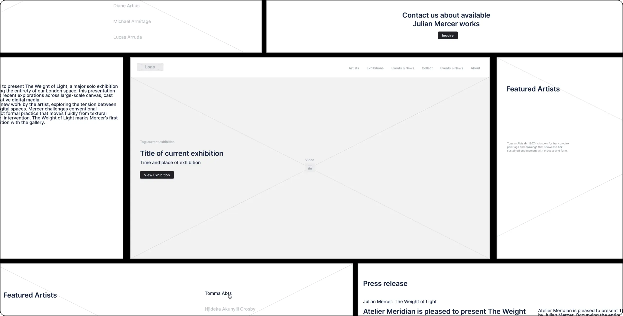Atelier Meredian – how a digital exhibition space builds collector trust before a single physical show opens - Website Development - Photo 12