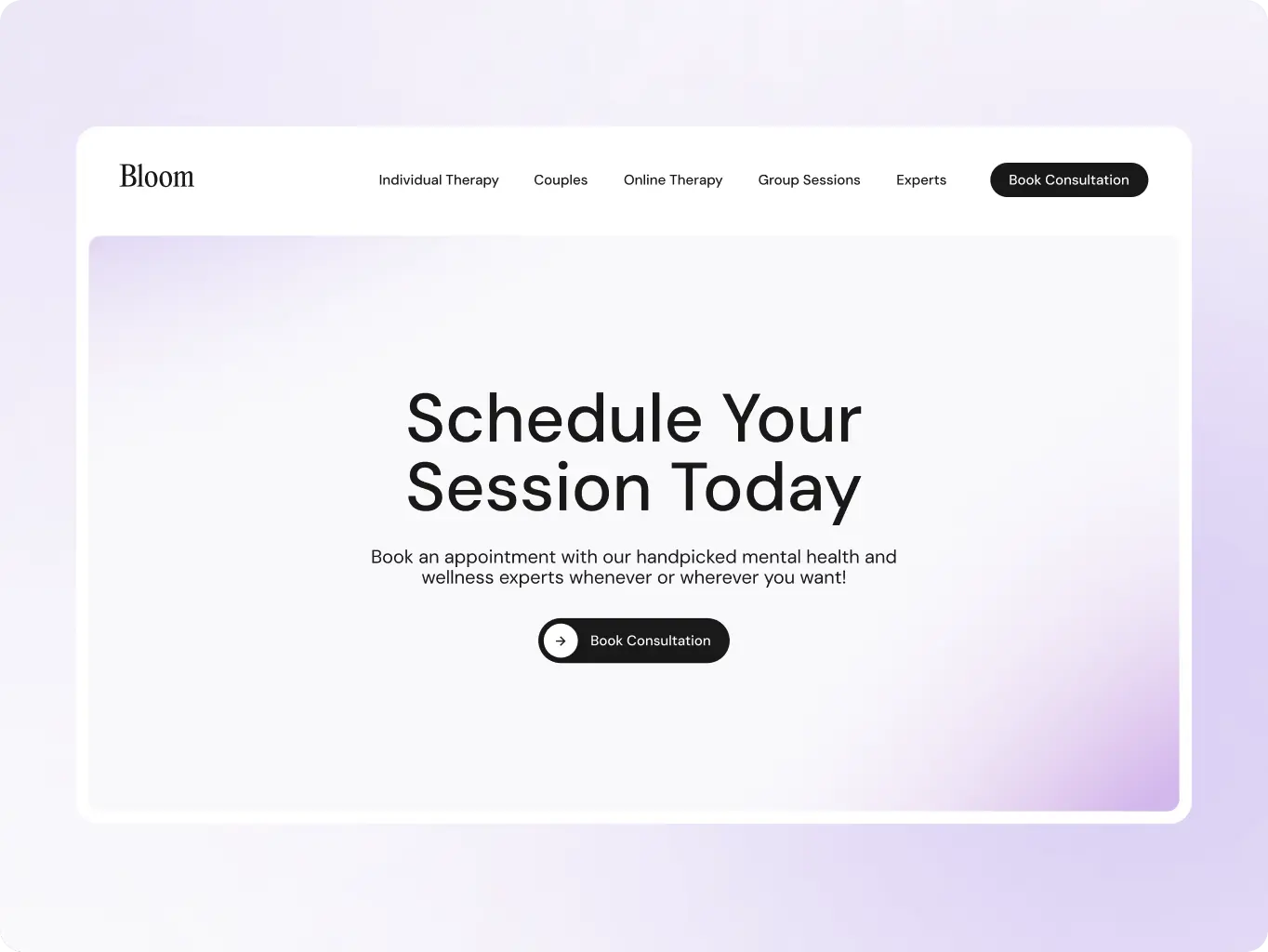 Bloom — a booking-ready front door for a mental health clinic that hadn’t launched yet - Website Development - Photo 17