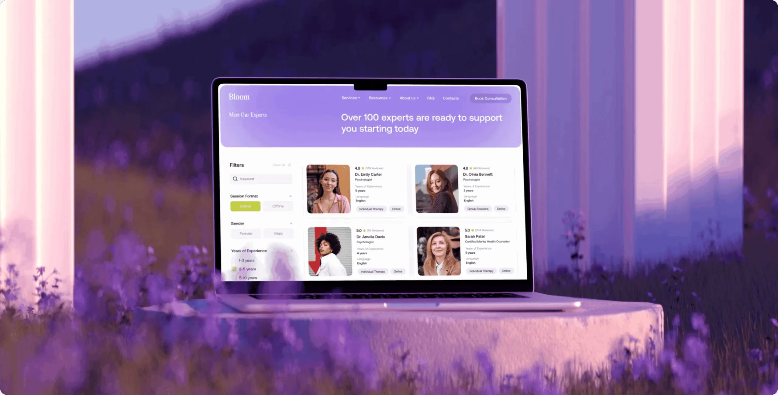 Bloom — a booking-ready front door for a mental health clinic that hadn’t launched yet - Website Development - Photo 6